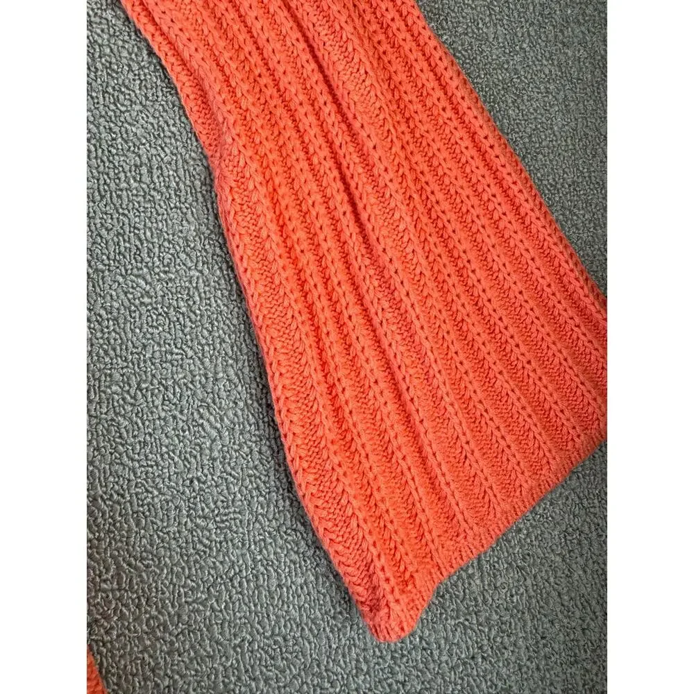 NWT American Eagle Cardigan Sweater Open Front Knit Coral Size Medium